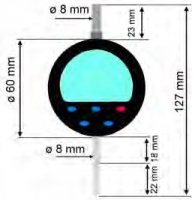 Elektr. Digital Messuhr
