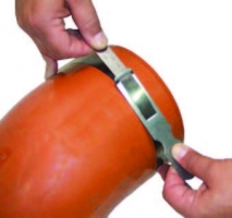 Umfangband 2190 - 3460 mm,inox