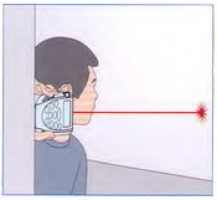 Laser-Entfernungsmesser 0,5 - 50 m