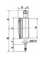 Meßuhr,  60 mm, 1mm x 0,001mm