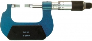 Bügelmessschraube zur Nutenmessung, 150 mm125- 150 mm * 0,01 mm