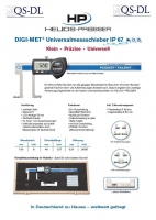 DIGI-MET Universalmesssschieber  mit Schutzart IP 67 150mm